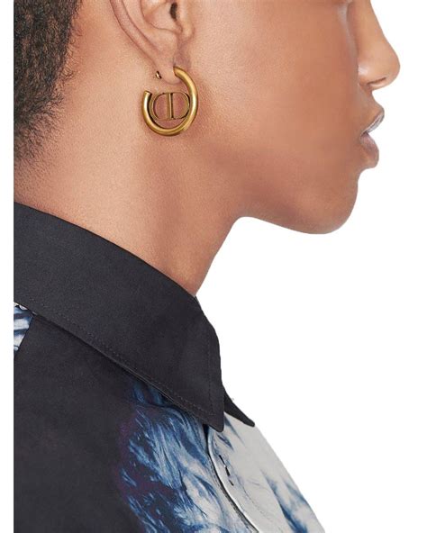 dior hoop earrings dupe|christian dior hoop earrings.